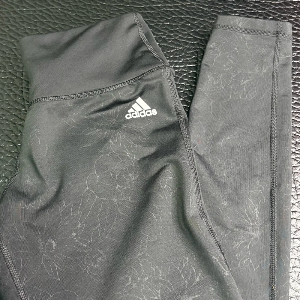Adidas Women's Dark Gray Leggings Sz S - Picture 13 of 13